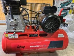 (Уценка) Компрессор масляный ременной FUBAG B4000B/50 СМ3 одноступенчатый