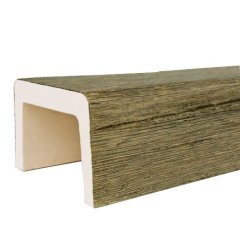 Декоративная балка полиуретановая ПКФ Уникс М12  Олива, 120х60мм, 3м