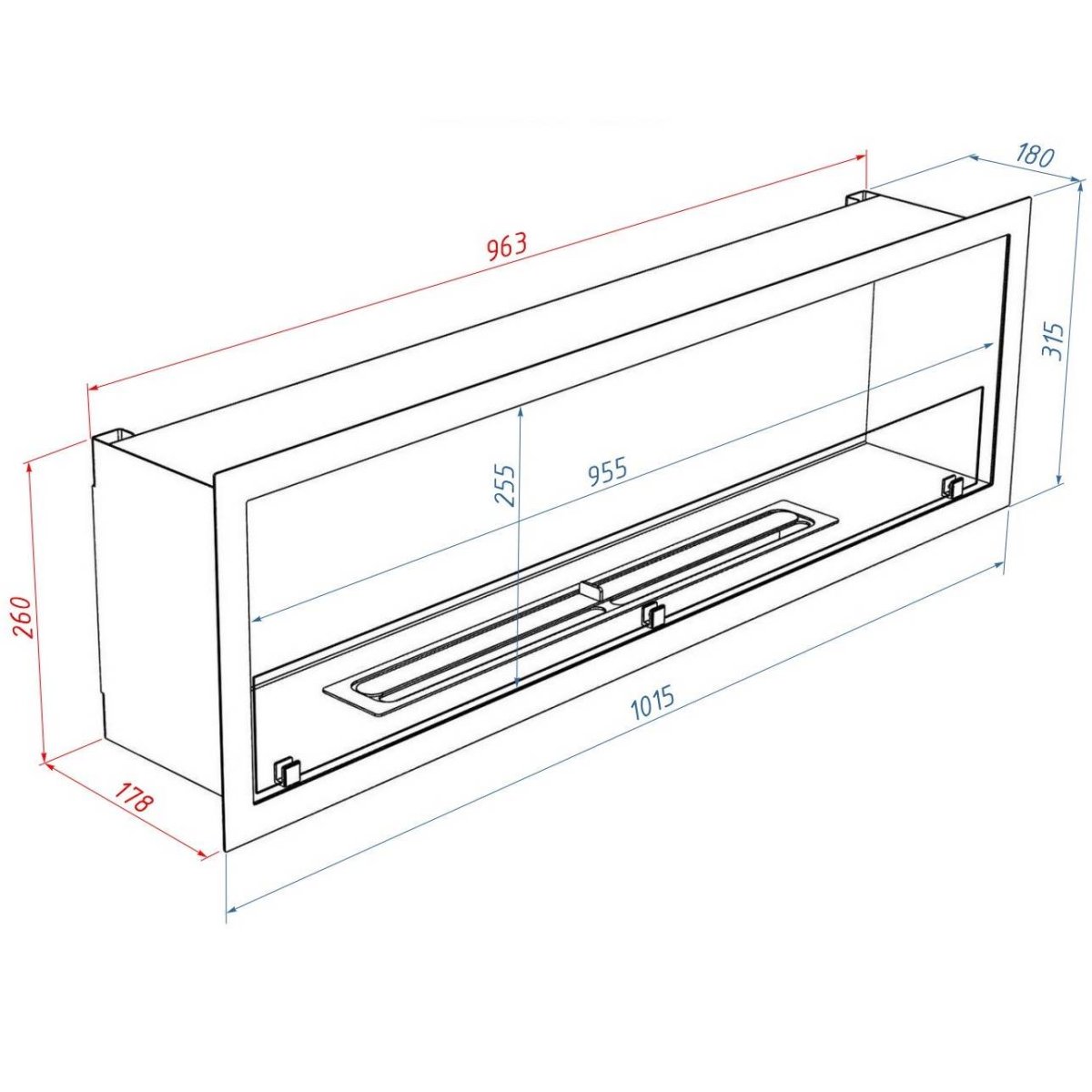 Биокамин Firelight BFP/P-1015 XS