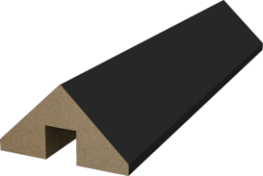 Декоративная рейка WallMaker Г-220 28х50 Графит