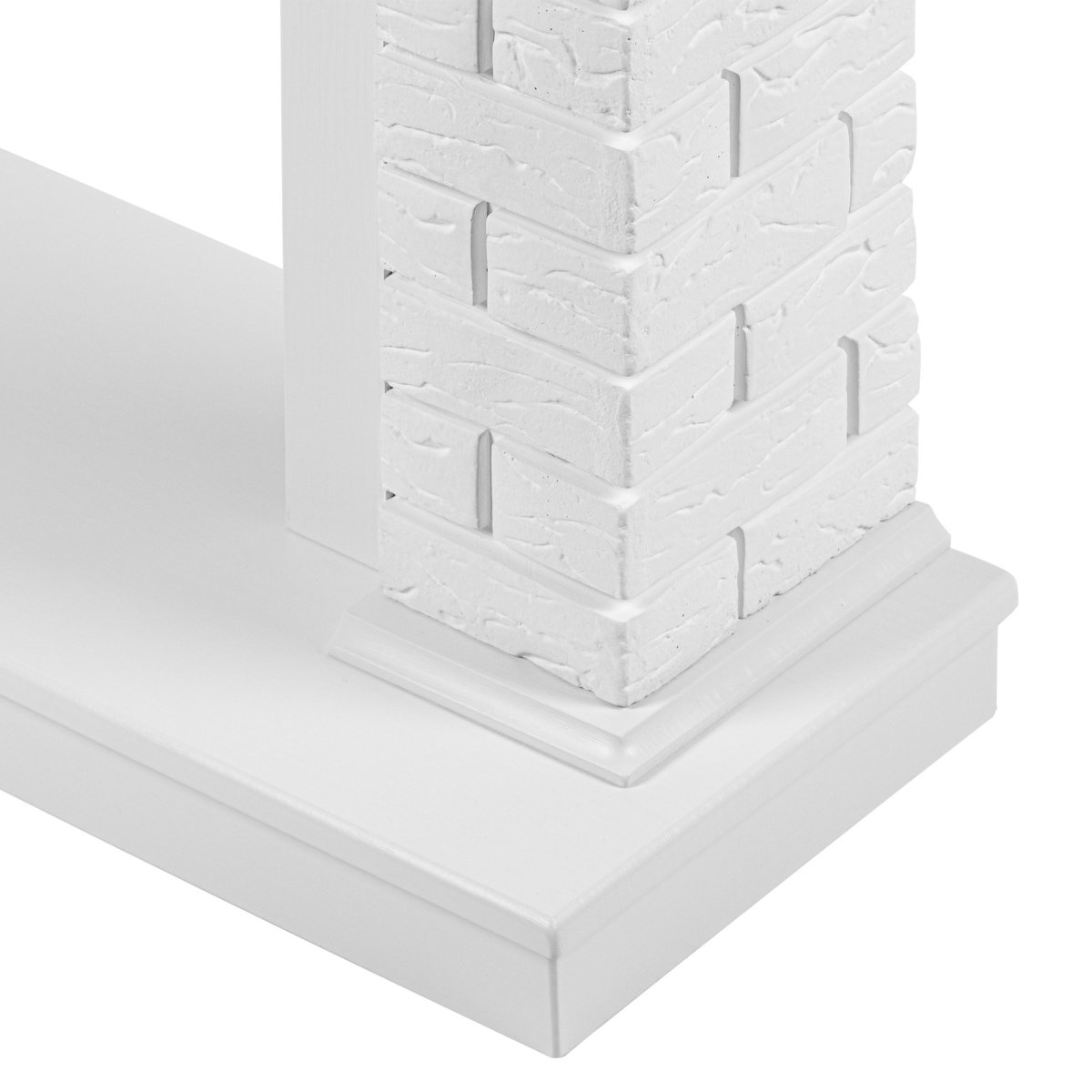 Портал Firelight Jersey Classic камень белый, белый дуб