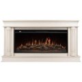 Каминокомплект: Очаг Royal Thermo Aurora RTFP/P-AR40LS, портал Olympia 42/40/36, сл. кость с зол. па
