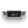 Тумба с биокамином Firelight BFP-P1600 белая
