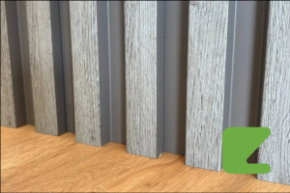 Декоративная реечная панель Zeta HOME M-Line Gray