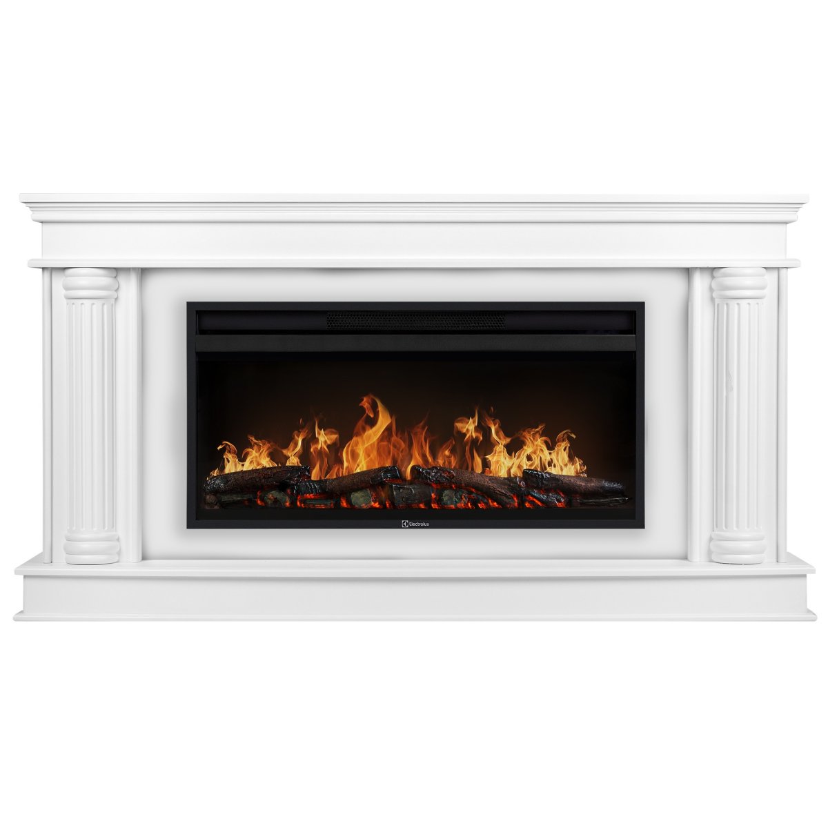 Каминокомплект: Очаг Electrolux EFP/P-4220LS, портал Olympia 42/40/36, белый