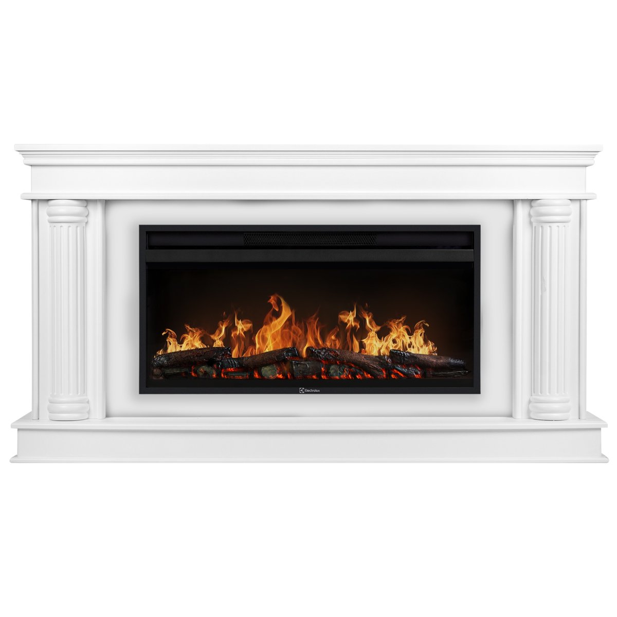 Каминокомплект: Очаг Electrolux EFP/P-3620LS, портал Olympia 42/40/36, белый
