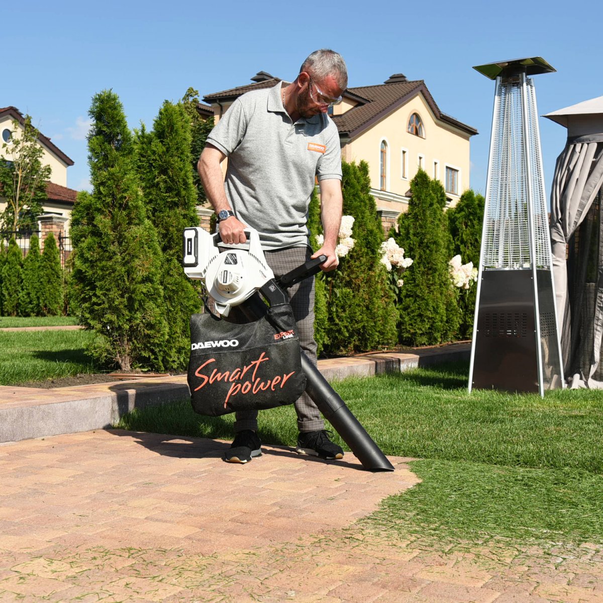 Воздуходувка-пылесос аккумуляторная DAEWOO DABL 6040Li (без батареи)