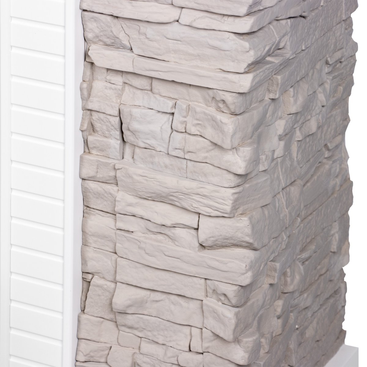 Каминокомплект: Очаг Electrolux EFP/P-2520LS N, портал Florida 25 белый, серый