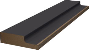 Декоративная панель WallMaker левая ПНл-38 Графит