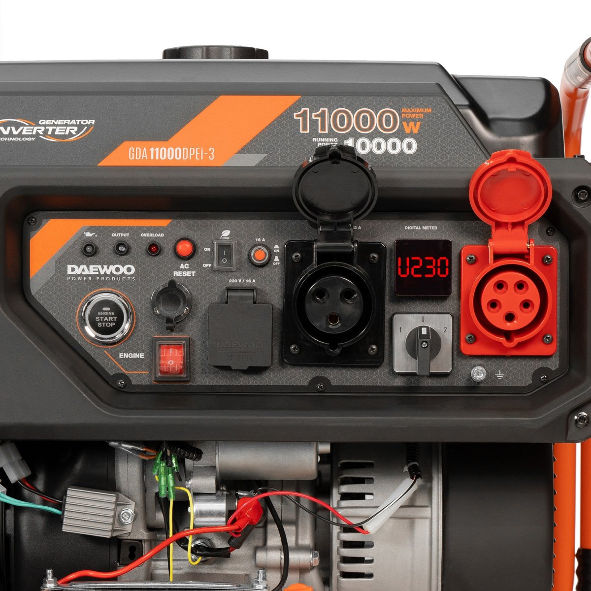 Генератор бензиновый инверторный DAEWOO GDA 11000DPEi-3