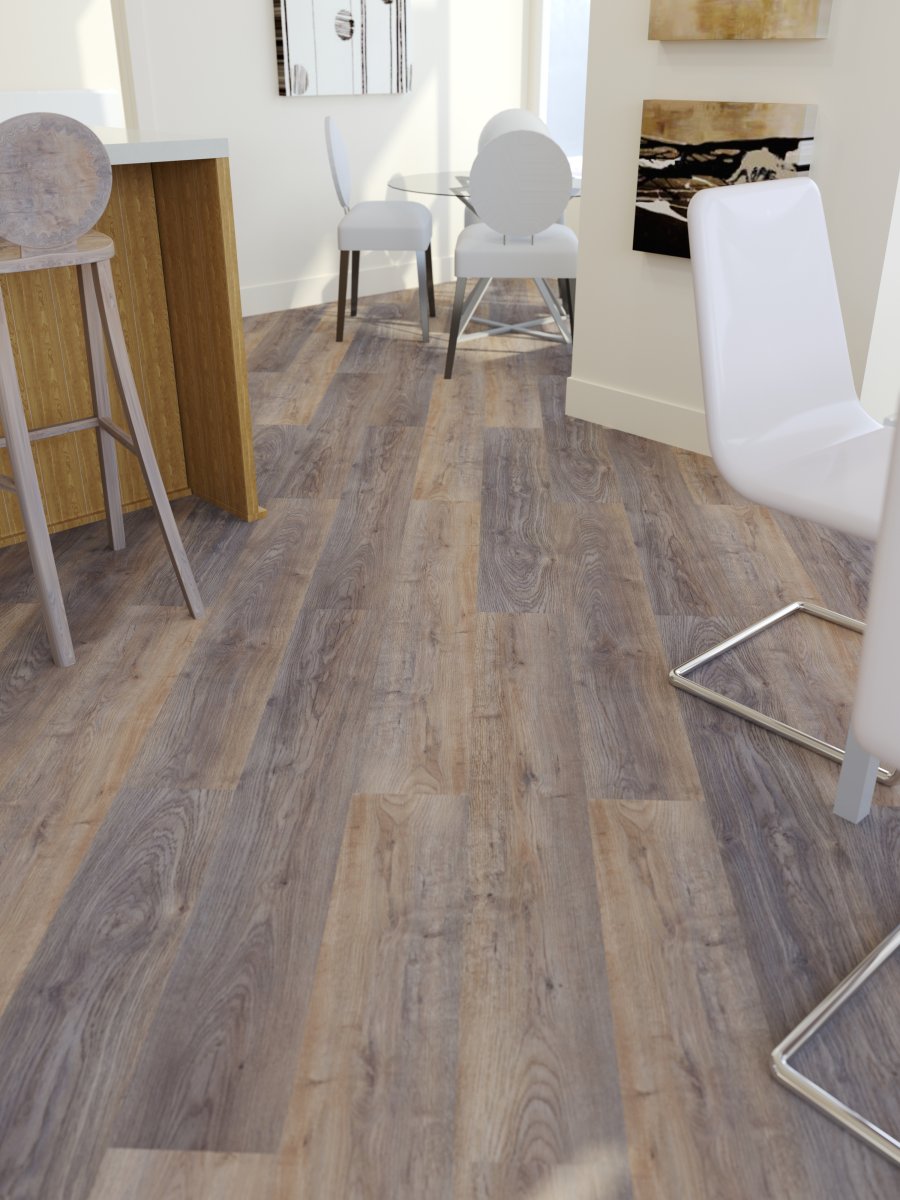 Кварцвиниловая плитка (ламинат) FineFloor Light FF-1333 Дуб Борда (Бельгия)