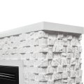 Каминокомплект: Очаг Electrolux EFP/P-3320RLS с порталом Quadro 30 камень песчаник античный бел