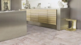 Виниловая плитка LVT (ПВХ) для пола (влагостойкий замковый ламинат) Wicanders Hydrocork Stone Beige Marble (B5XV001)