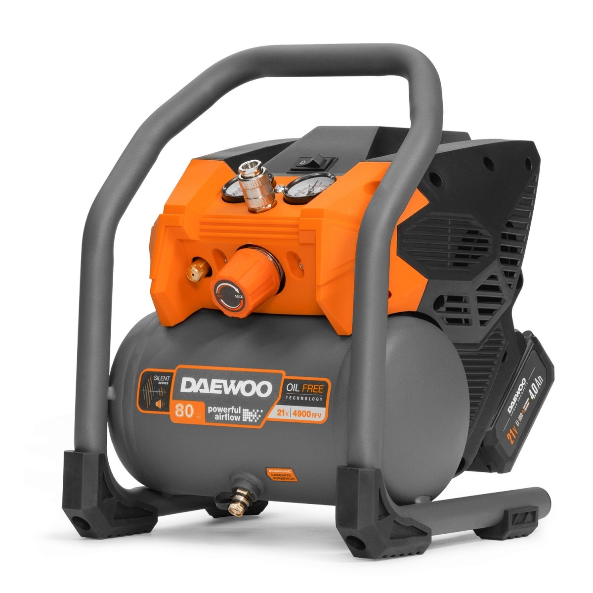 Компрессор безмасляный DAEWOO DAC 80S Li SET