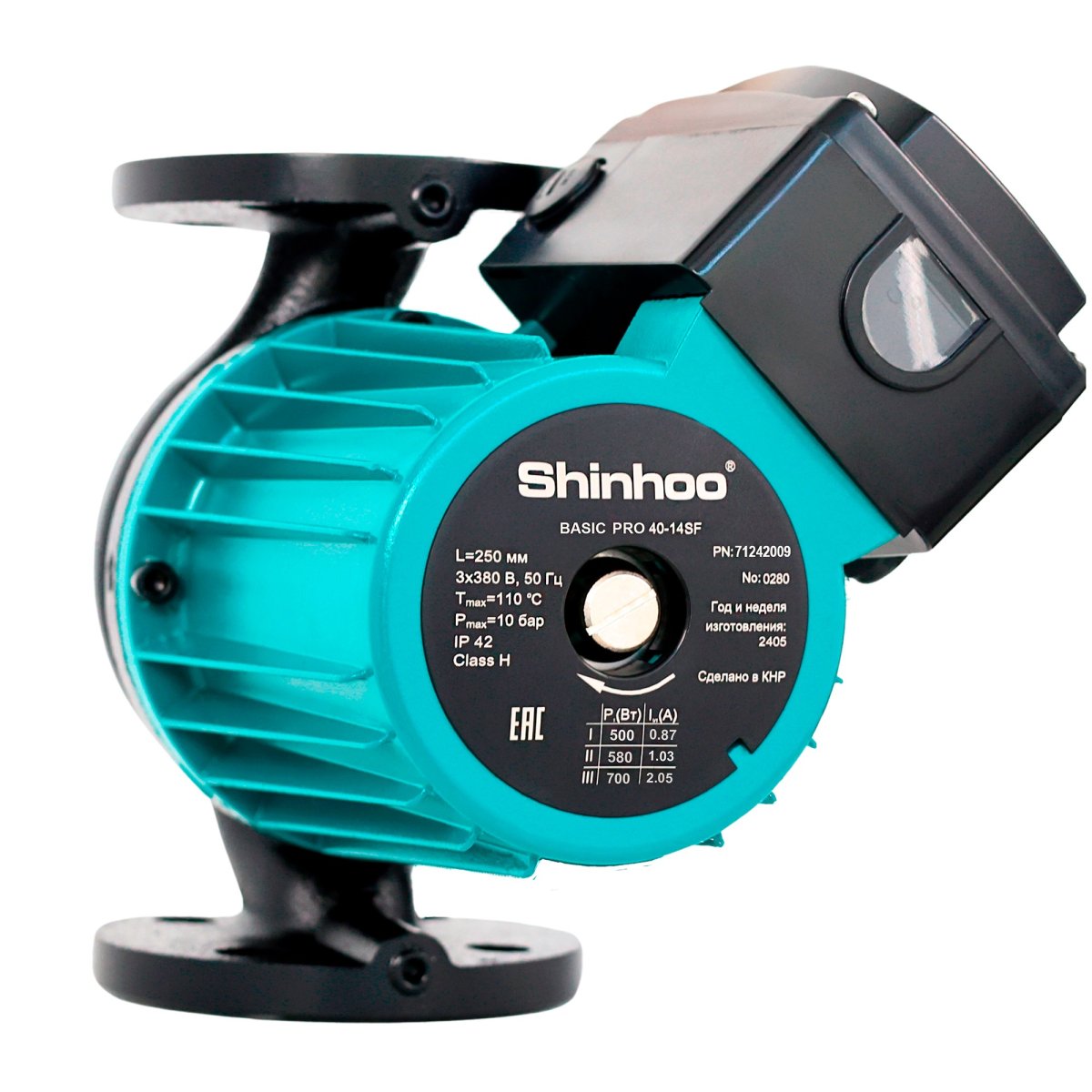 Насос циркуляционный Shinhoo BASIC PRO 40-14SF (3x380В)