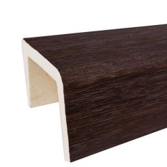 Декоративная балка полиуретановая ПКФ Уникс M22 Дуб темный, 200*150 мм, 3м