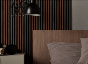 Декоративная реечная панель Zeta HOME M-Line Mokka