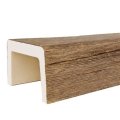 Декоративная балка полиуретановая ПКФ Уникс М12 Дуб светлый, 120х60мм, 3м