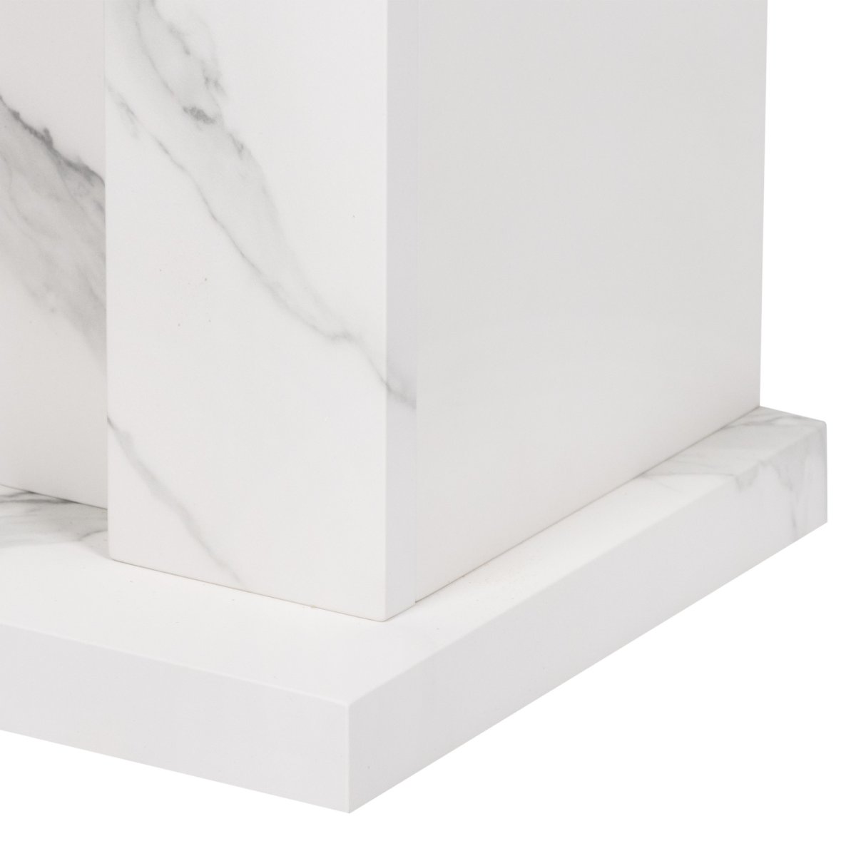 Портал Firelight Simple Classic белый мрамор