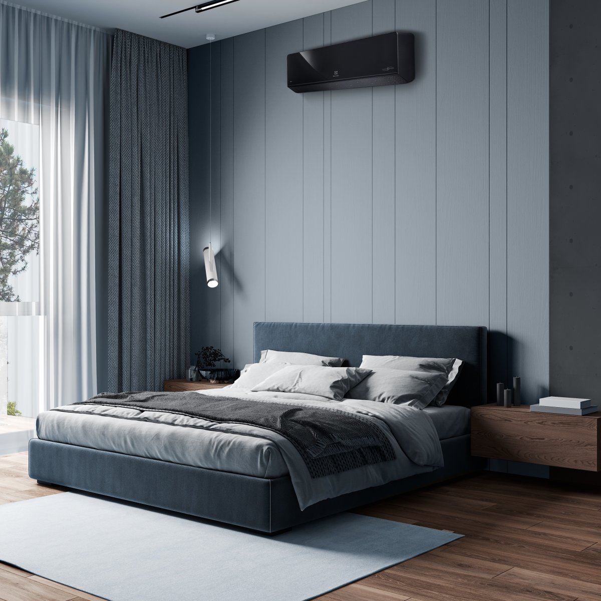 Сплит-система инверторного типа Electrolux Onix Super DC EACS/I-09HIX-BLACK/N8 комплект