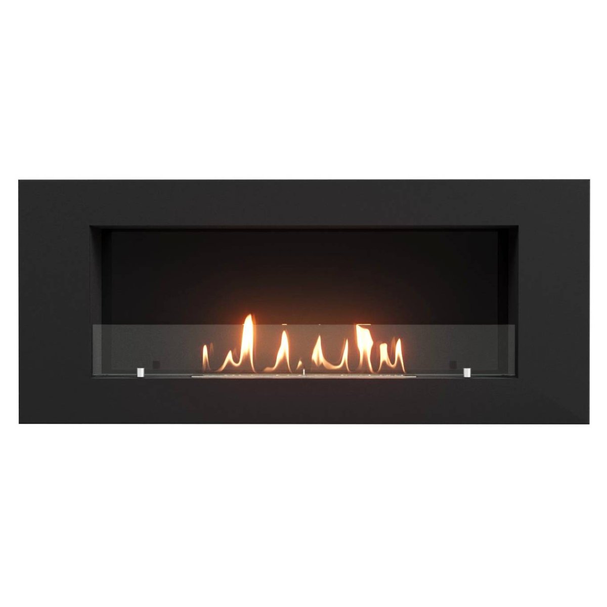 Каминокомплект:Биокамин Firelight BFP/W-110+Набор керамических камней М, черные