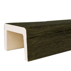 Декоративная балка полиуретановая ПКФ Уникс M16 Олива темная, 160х100мм, 3м