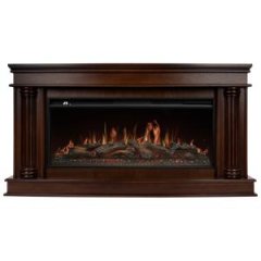 Каминокомплект: Очаг Royal Thermo Aurora RTFP/P-AR40LS, портал Olympia 42/40/36, канадский дуб