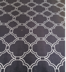 Ковролин Halbmond Quickstep Black and White 13902