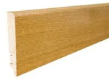 Плинтус шпонированный Barlinek Р61 Дуб High gloss lacquer