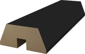 Декоративная рейка WallMaker Г-210 28х60 Графит