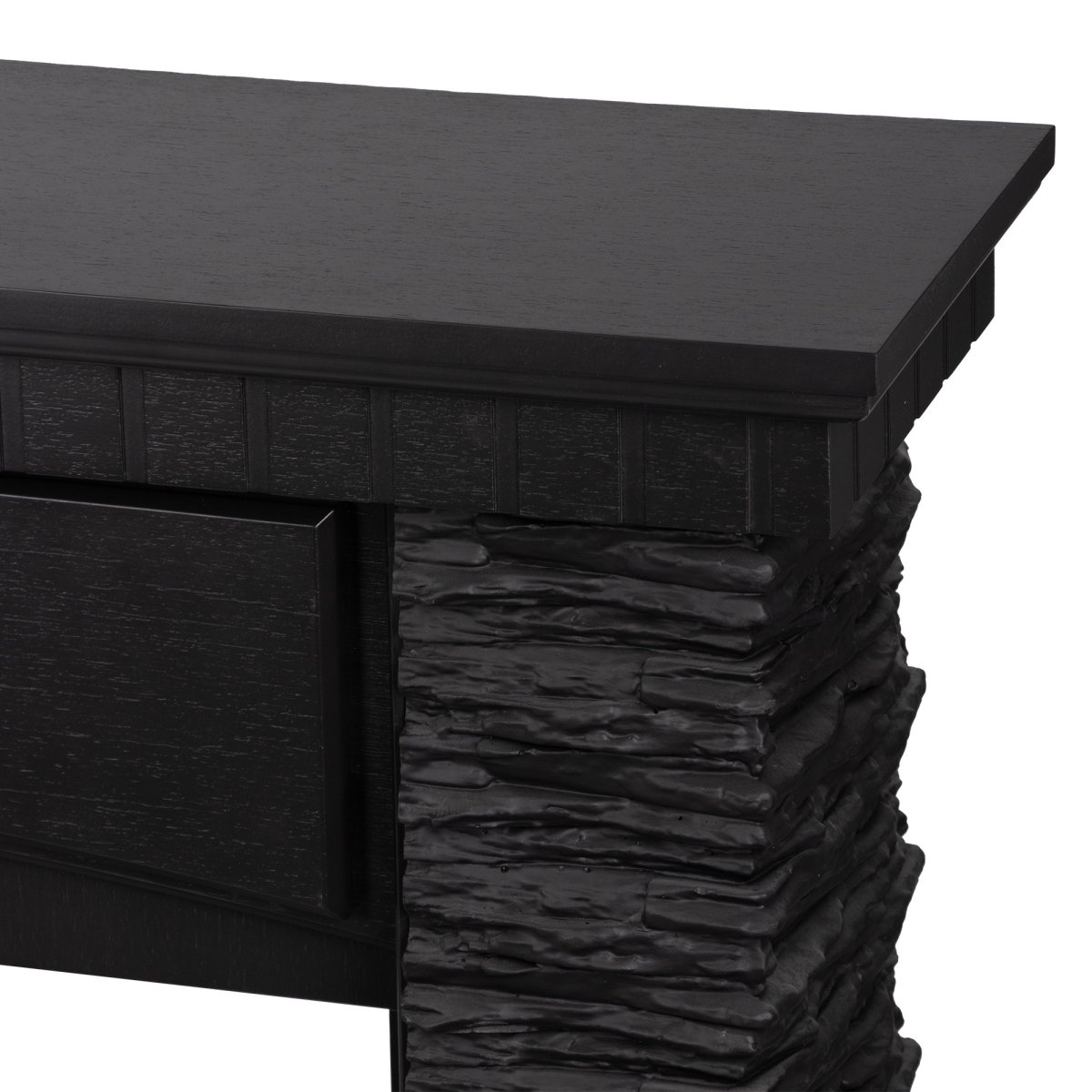 Каминокомплект: Очаг Electrolux EFP/P-3620LS, портал Porto 42/40/36 камень чер. шп. венге