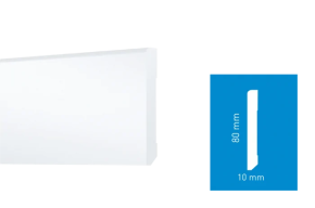 Плинтус напольный Arbiton STIQ S0810 White