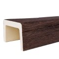 Декоративная балка полиуретановая ПКФ Уникс M16 Дуб темный, 160х100мм, 3м