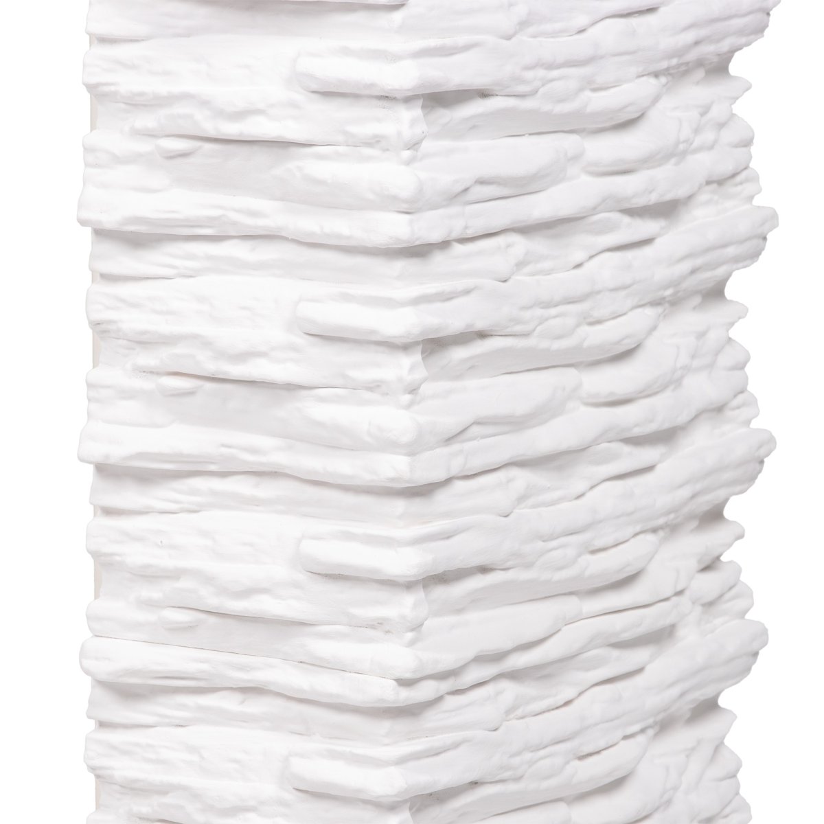 Портал Firelight Porto 30 камень белый, шпон беленый дуб