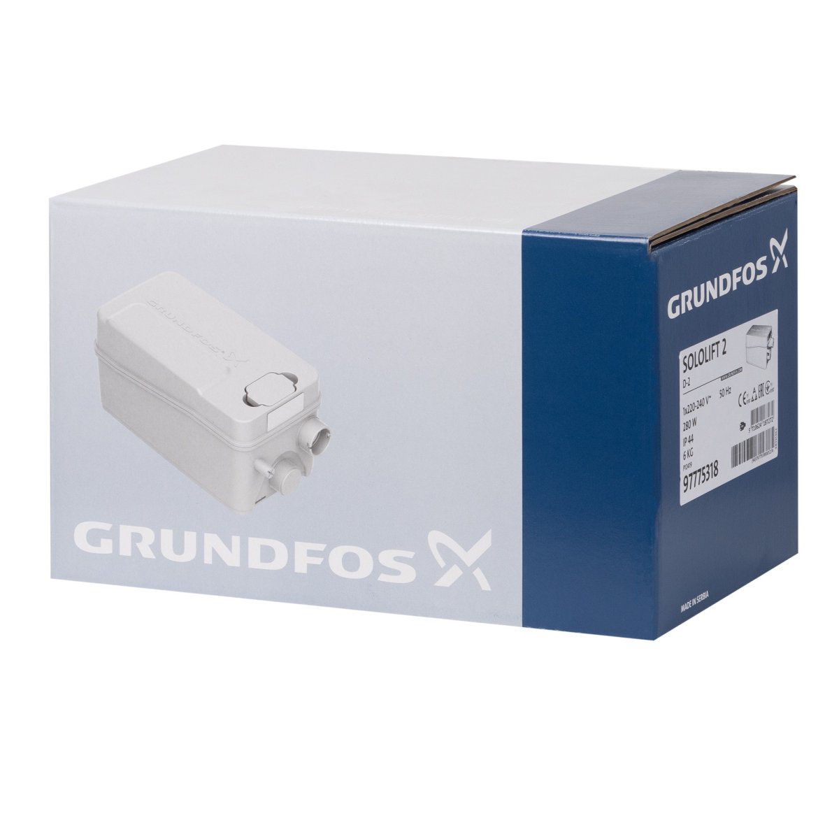 Установка канализационная Grundfos SOLOLIFT 2 D-2