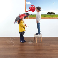 Виниловая плитка LVT (ПВХ) для пола (влагостойкий замковый ламинат) Wicanders Hydrocork Wood Elegant Oak (B5R4001)