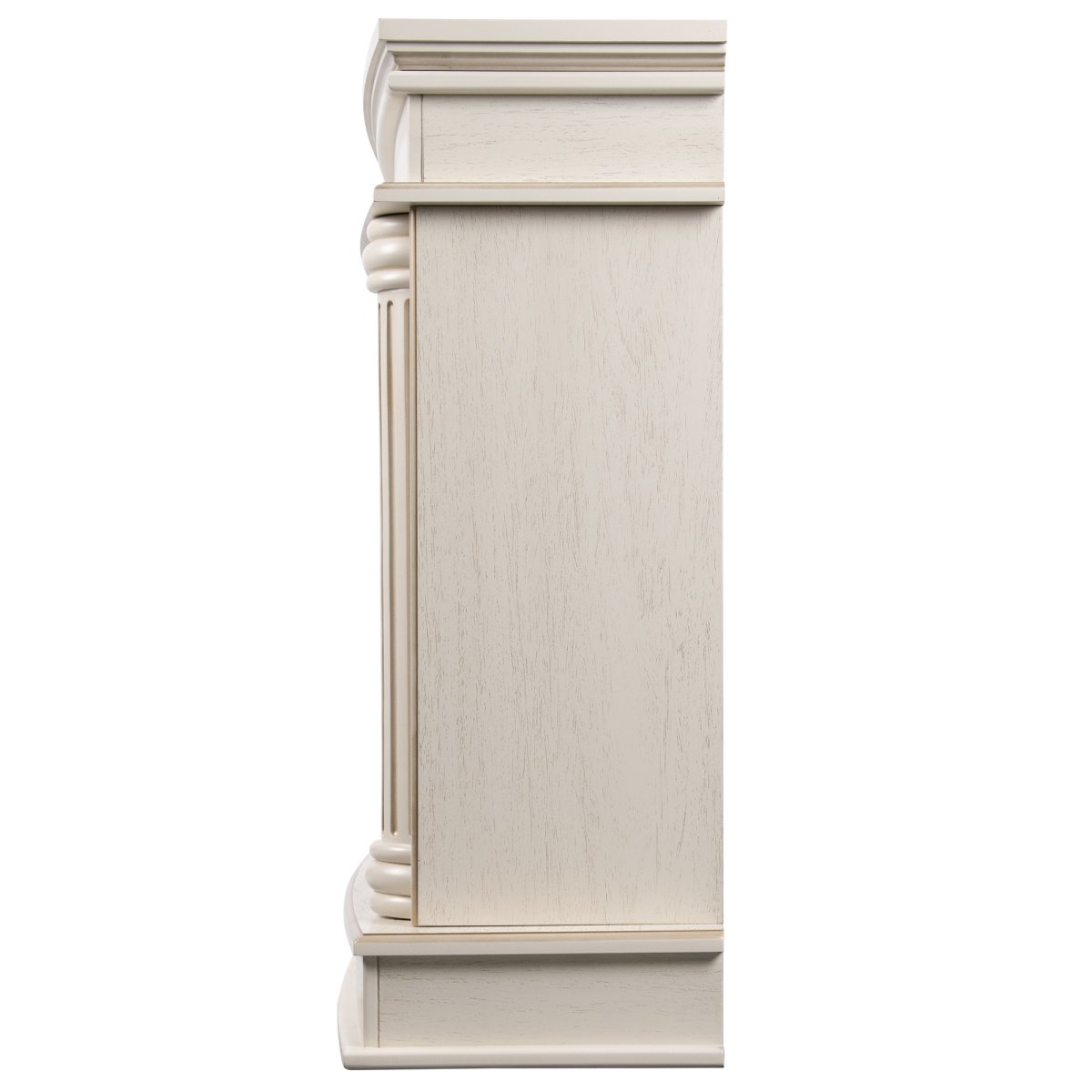 Каминокомплект: Очаг Royal Thermo Aurora RTFP/P-AR60LS, портал Olympia 60 сл. кость с зол. патиной